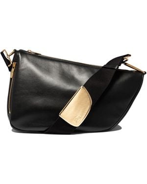 Burberry "Shield Messanger" Shoulder Bag - Black
