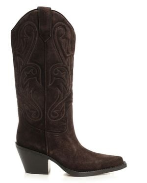 Paris Texas "Dakota" Texan Boot - Brown