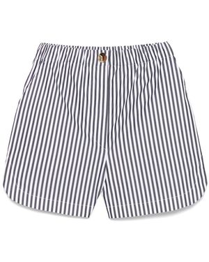 Sportmax Striped Cotton Shorts - Multicolor