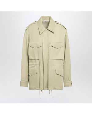 AURALEE Padded Military Blouson Light Khaki - Natural