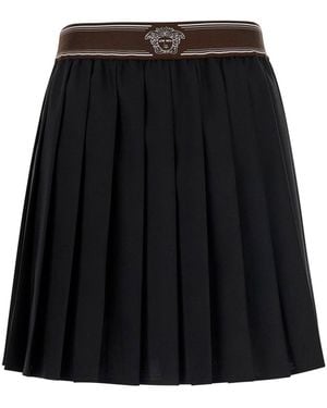 Versace Pleated Skirt - Black