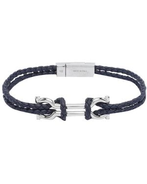Ferragamo Double Gancini Bracelet - Blue