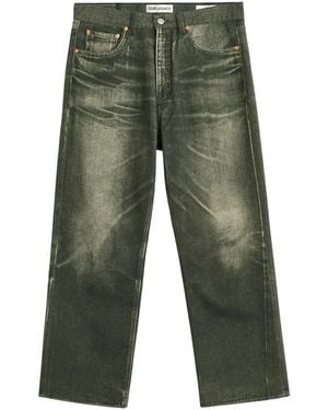 Our Legacy Third Cut Digital Denim Jeans - Green