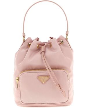 Prada Duet' Bucket Bag - Pink