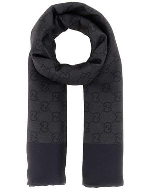 Gucci Printed Twill Foulard - Black