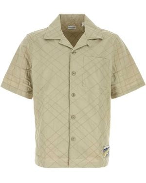 Burberry Khaki Cotton Shirt - Green