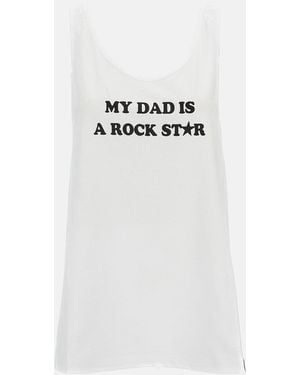 Stella McCartney My Dad Is A Rockstar Tank Top - Multicolor