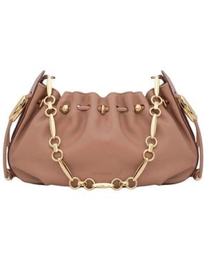 Zimmermann Halcyon Leather Clutch - Brown
