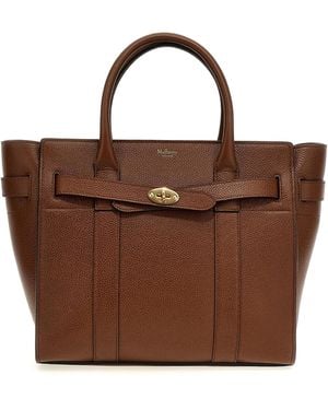 Mulberry Bovine Leather Tote Bag - Brown