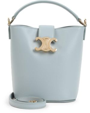Celine Mini Bucket Bag Louise - Blue