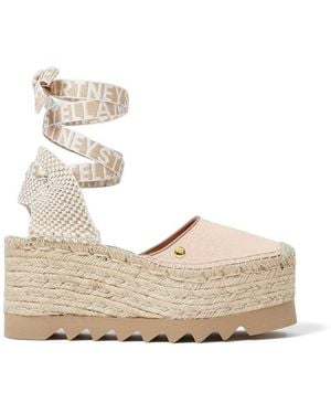 Stella McCartney Gaia Platform Espadrilles - Natural