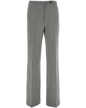 Miu Miu Gray Stretch Viscose Blend Pant