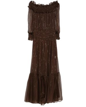 Self-Portrait Gowns - Brown