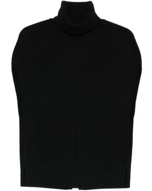 TOTEME Solid Turtle Neck Sweater - Black