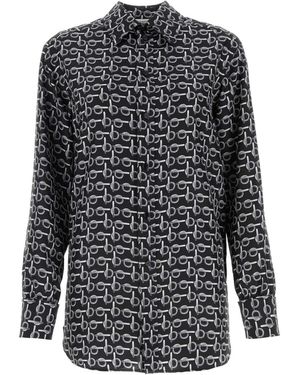 Burberry Silk Shirt - Black