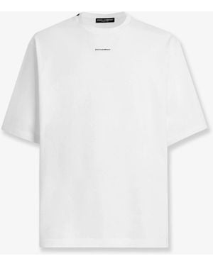 Dolce & Gabbana Dolce & Gabbana Oversized Cotton T-Shirt - White