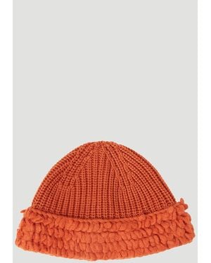 Moncler Salehe Bembury Wool Beanie Hat - Red