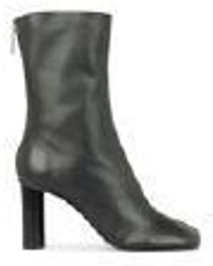 Paris Texas Alice Ankle Boot - Gray