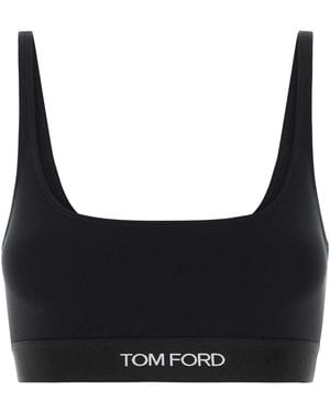 Tom Ford Stretch Modal Bra - Black