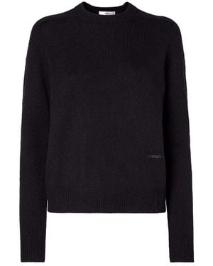 Fendi Basic Pull Sweater - Blue
