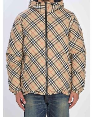 Burberry Reversible Check Puffer Jacket - Multicolor