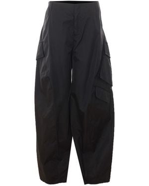 Alaïa Taffeta' Cargo Pants - Black