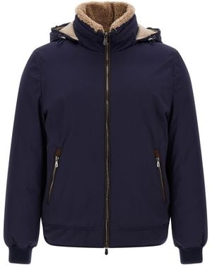 Brunello Cucinelli Padded Jacket - Blue