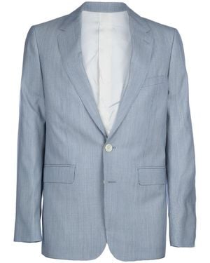 Celine Clothing Blazers E Gilets - Blue