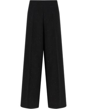 Herno Micro Sequin Pants - Black