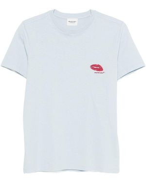 Isabel Marant Zewel Cotton T-Shirt - White