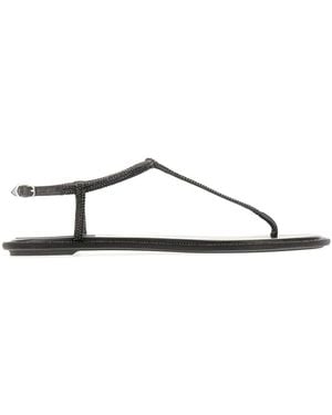Rene Caovilla Rene' Caovilla Shoes Mules - Black