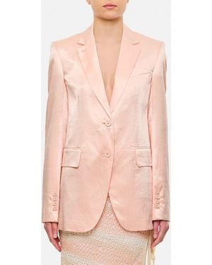 Sportmax Volante Single-Breasted Jacket - Pink