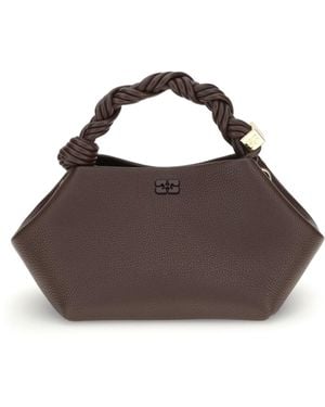 Ganni Bou Small Handbag - Brown