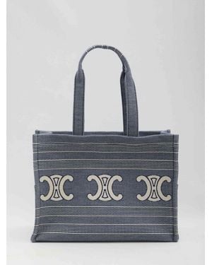 Celine Triomphe Tote Bag - Blue