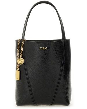 Chloé Spin" Tote Bag - Black
