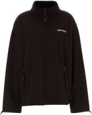 Miu Miu Pile Jacket - Black