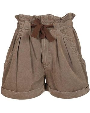 Isabel Marant Marant Etoile Nirma Shorts - Brown