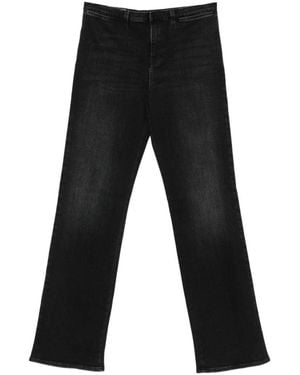 Gucci Straight High Rise Jeans - Black