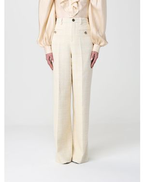 Gucci Cotton Tweed Pants - Natural