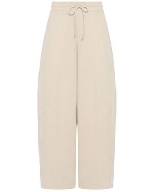 Max Mara Barrel Leg Pants - White
