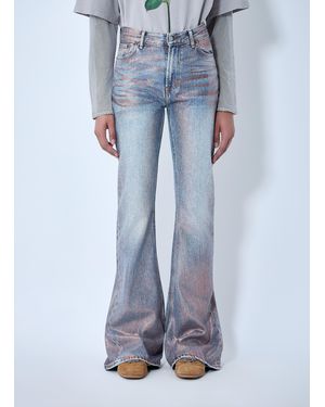 Acne Studios Fitted Glitter Jeans - Blue