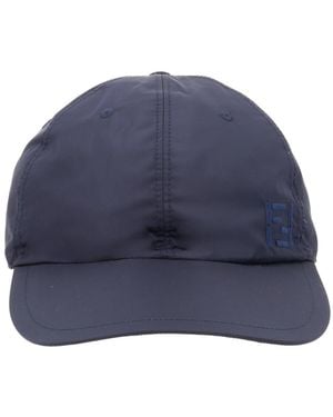 Fendi Cappello Da Baseball Con Logo - Blue