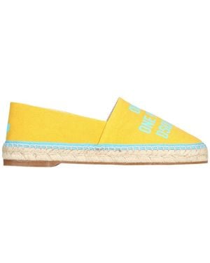 DSquared² Organic Canvas Espadrille - Yellow