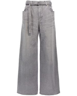 Sacai 'Wide' Jeans - Gray