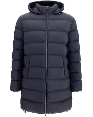 Herno Long Padded Jacket - Blue