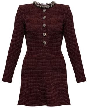 Self-Portrait Dresses - Purple