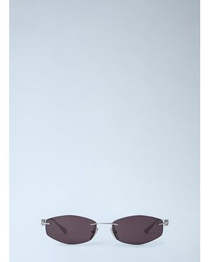 Balenciaga Nano D-Frame Sunglasses - White