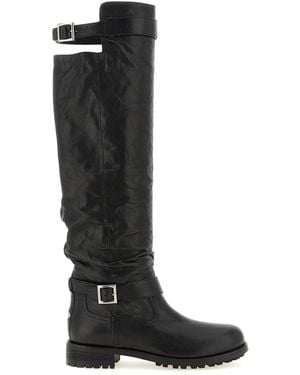 Jimmy Choo 'Biker Kb' Boots - Black