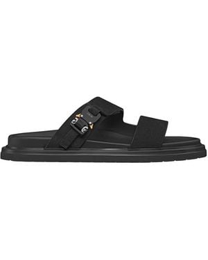 Dior Solid Sandals - Black