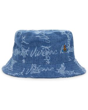ハット Vivienne Westwood Bucket Hat With Logo Vivienne Westwood Bucket Hat With Logo Embroidery | italist